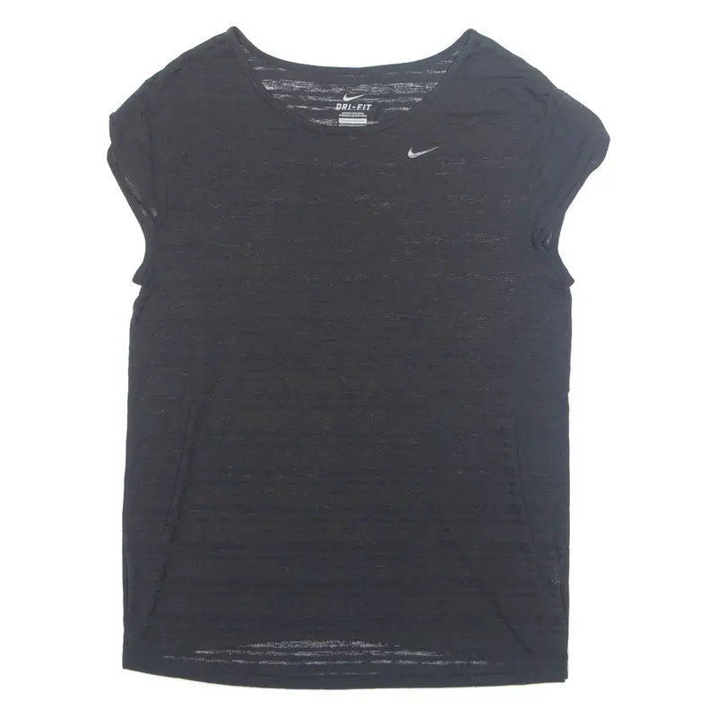 Nike Dri-Fit Womens Sports Top Black S 1