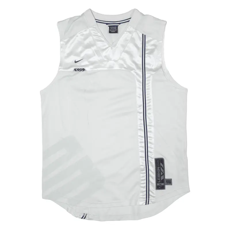 Nike Lebron Mens Jersey White Sleeveless Usa M 1
