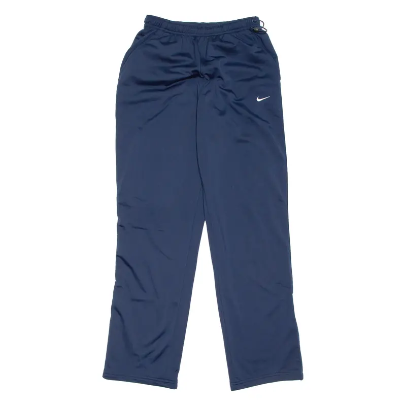 Nike Lined Womens Track Pants Blue Wide-Leg S W26 L31 1