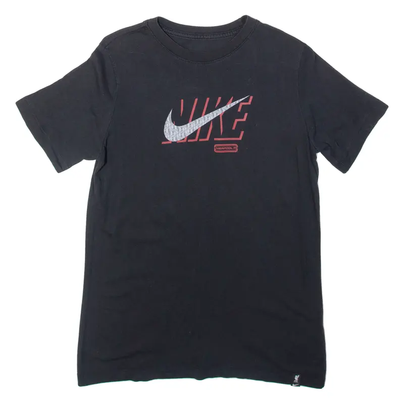 Nike Liverpool Fc Boys Football Shirt T-Shirt Black Xl 1