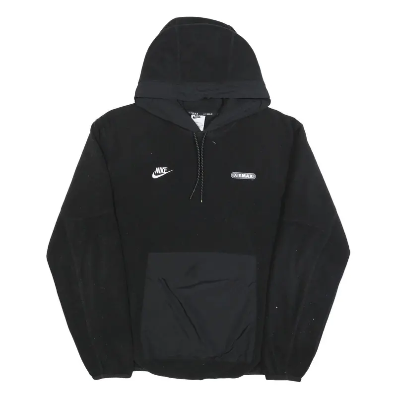 Nike Mens Black Air Max Pullover Hoodie S Polyester Casual Sportswear 1