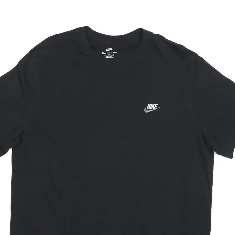 Nike Mens Black Graphic T-Shirt Xl Short Sleeve Crew Neck Casual Cotton 2