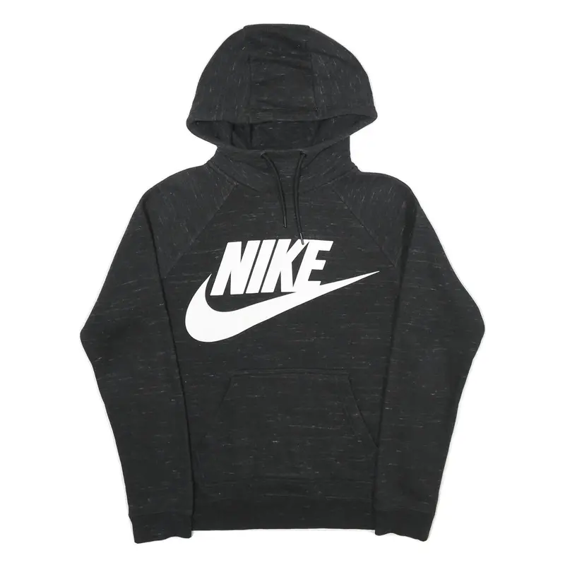 Nike Mens Black Hoodie S Cotton Blend Pullover Casual Sports Sweatshirt 1