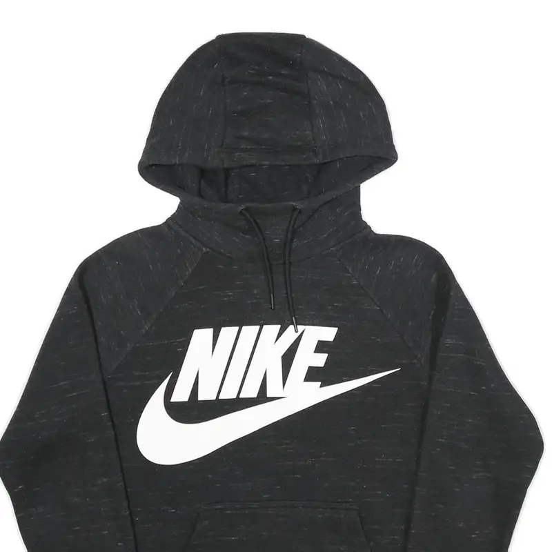 Nike Mens Black Hoodie S Cotton Blend Pullover Casual Sports Sweatshirt 2