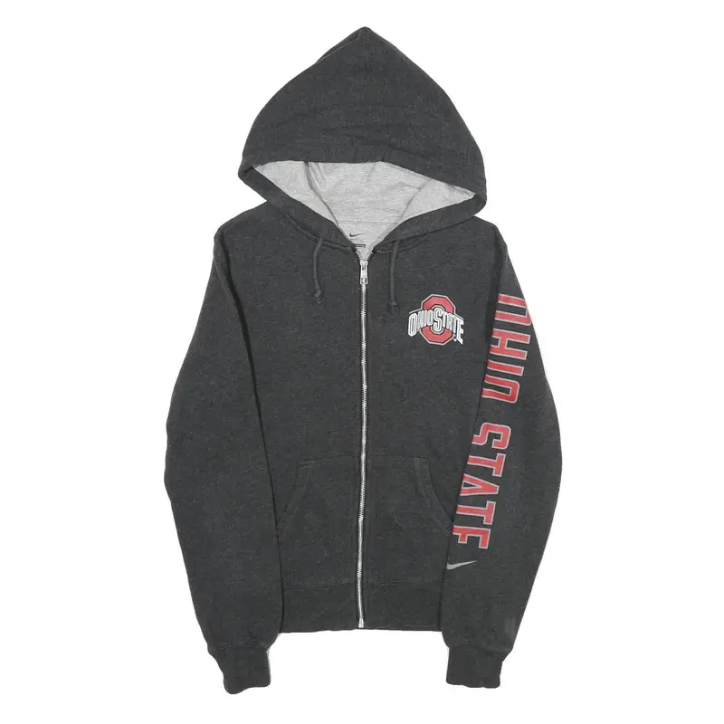 Nike Mens Black Ohio State Zip Hoodie S Osu Logo Sportswear 1