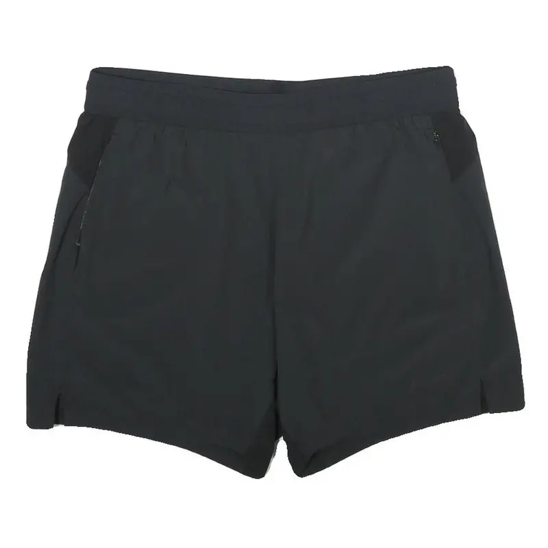 Nike Mens Casual Black Sports Shorts L W34 Polyester Blend Drawstring Pockets 1