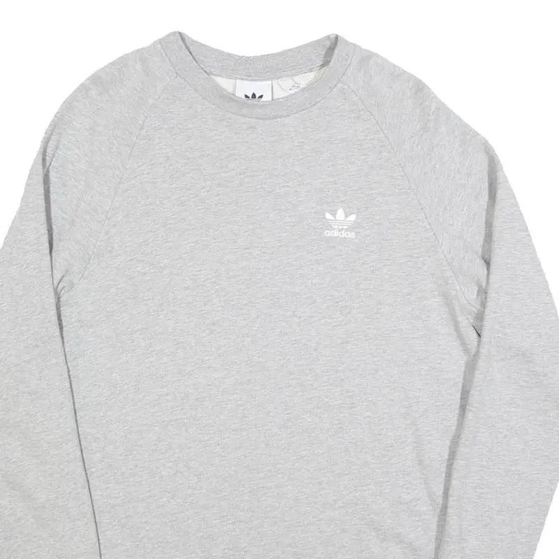 Nike Mens Grey Cotton Blend Crew Neck S Sweatshirt Casual Lightweight 2