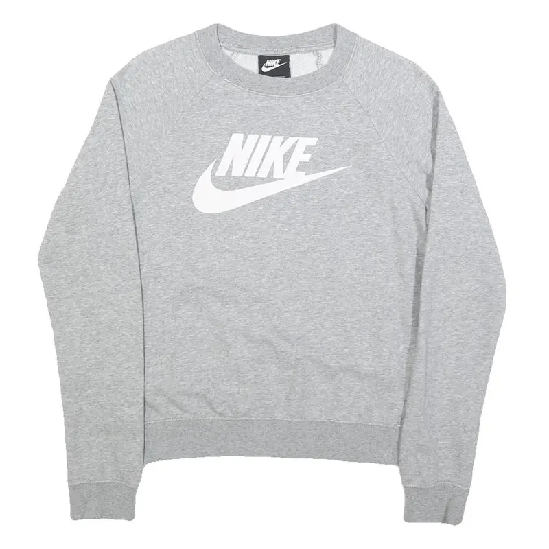 Nike Mens Grey Crew Neck Sweatshirt Xs Cotton Blend Sports Casual 1