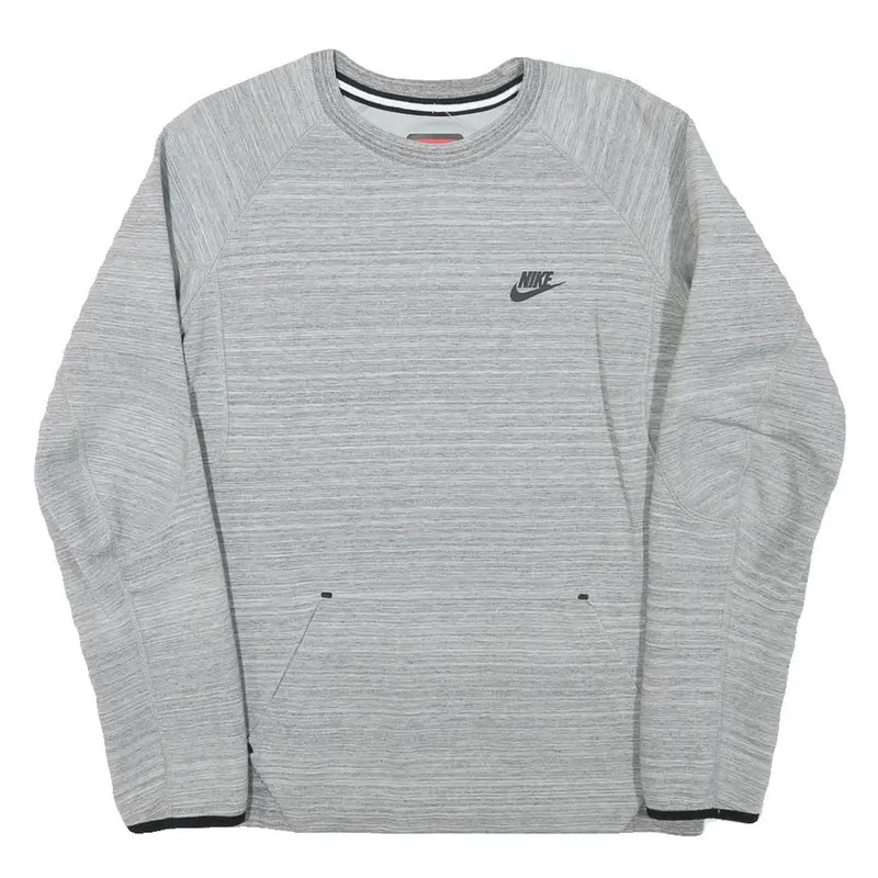Nike Mens Grey Sweatshirt Crew Neck S Lightweight Casual Sports Pullover 1
