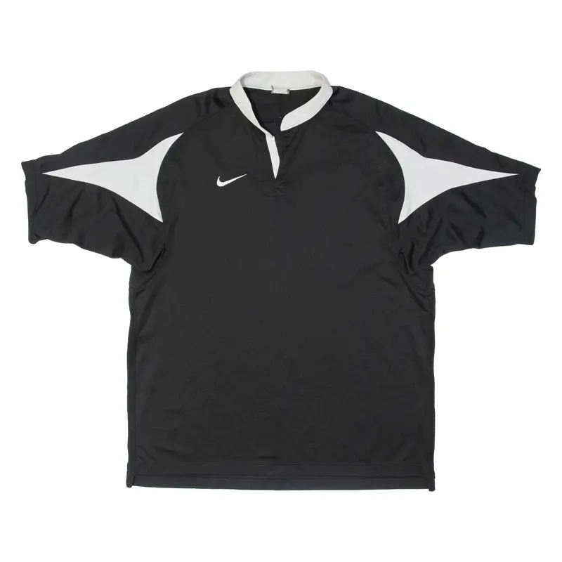 Nike Mens Jersey Black Collared Xl 1