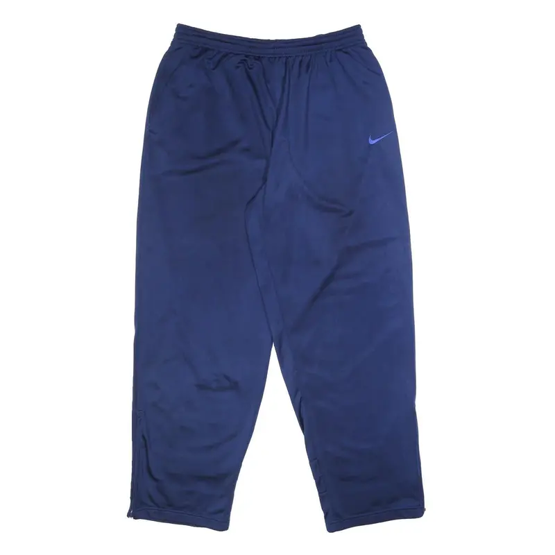 Nike Mens Joggers Blue 2Xl W32 L31 Regular Tapered Fit Polyester Sportswear 1