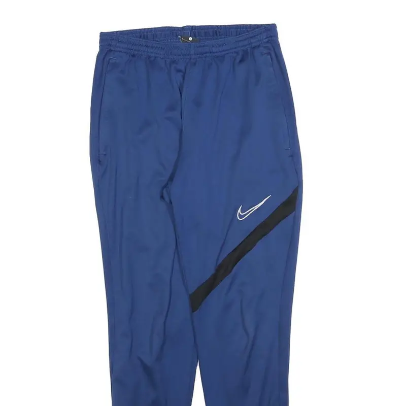 Nike Mens Joggers Blue & Black Slim Tapered S W26 L28 Nike Swoosh Sportswear 2