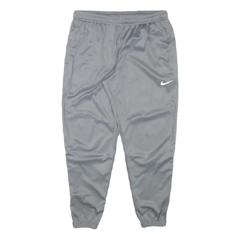 Nike Mens Joggers Grey Slim Tapered M W30 L26 Polyester Sports Casual 1