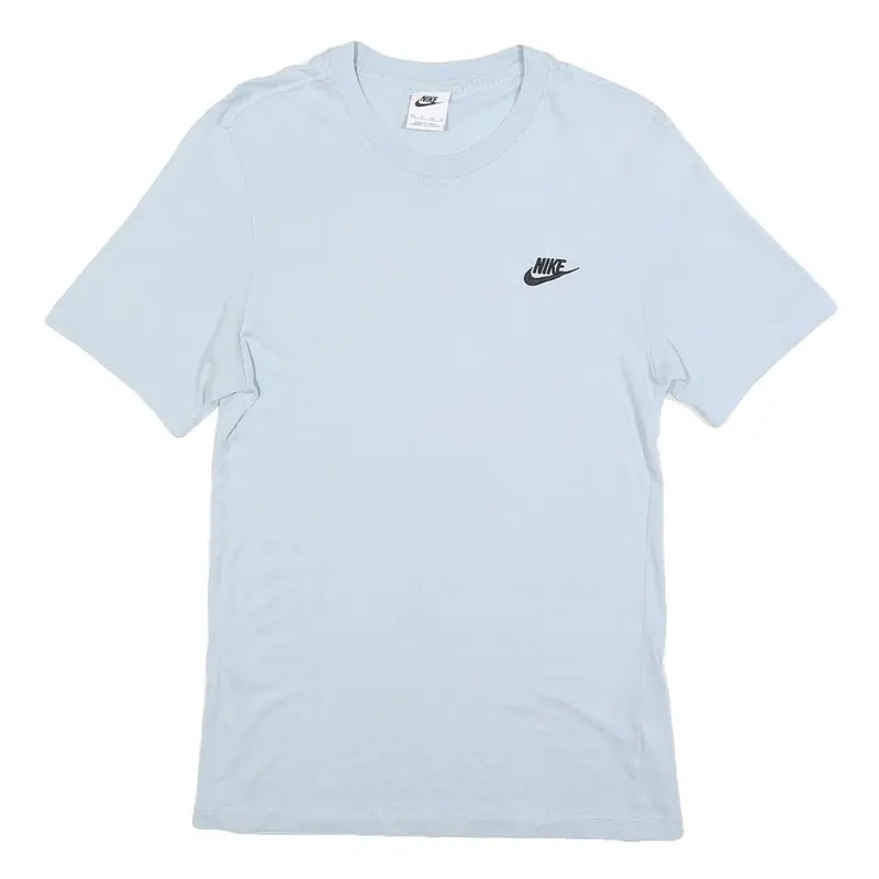 Nike Mens Light Blue Classic T-Shirt Xs Short Sleeve Crew Neck Sports Casual 1