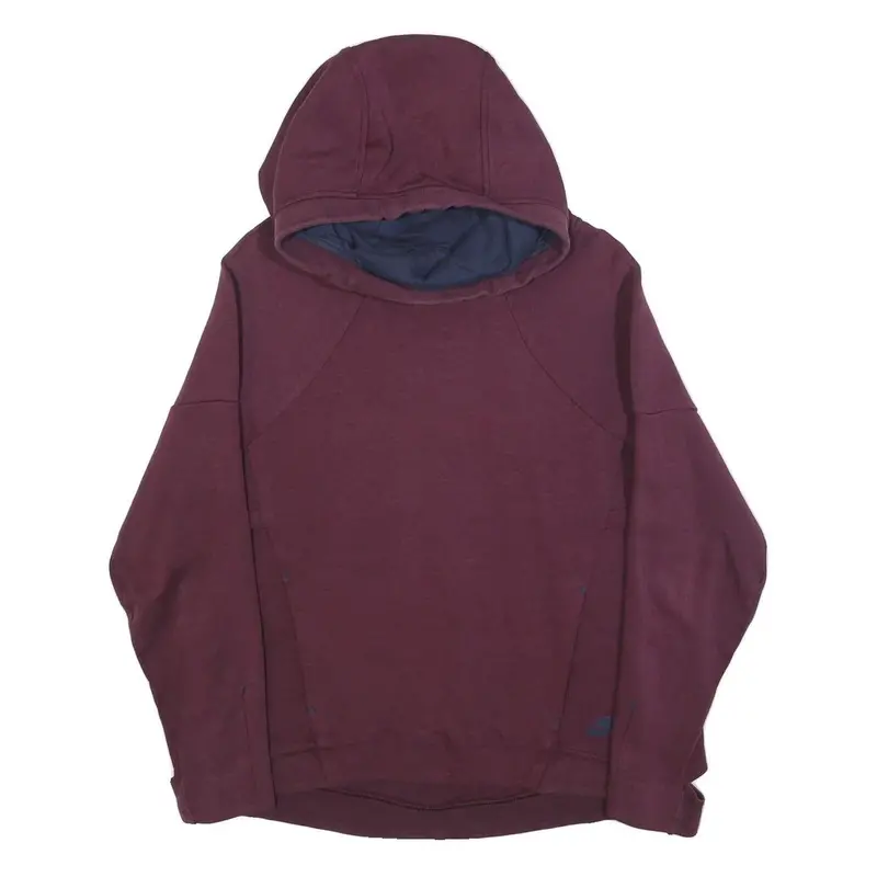 Nike Mens Maroon Pullover Hoodie S Casual Sportswear Lightweight 1