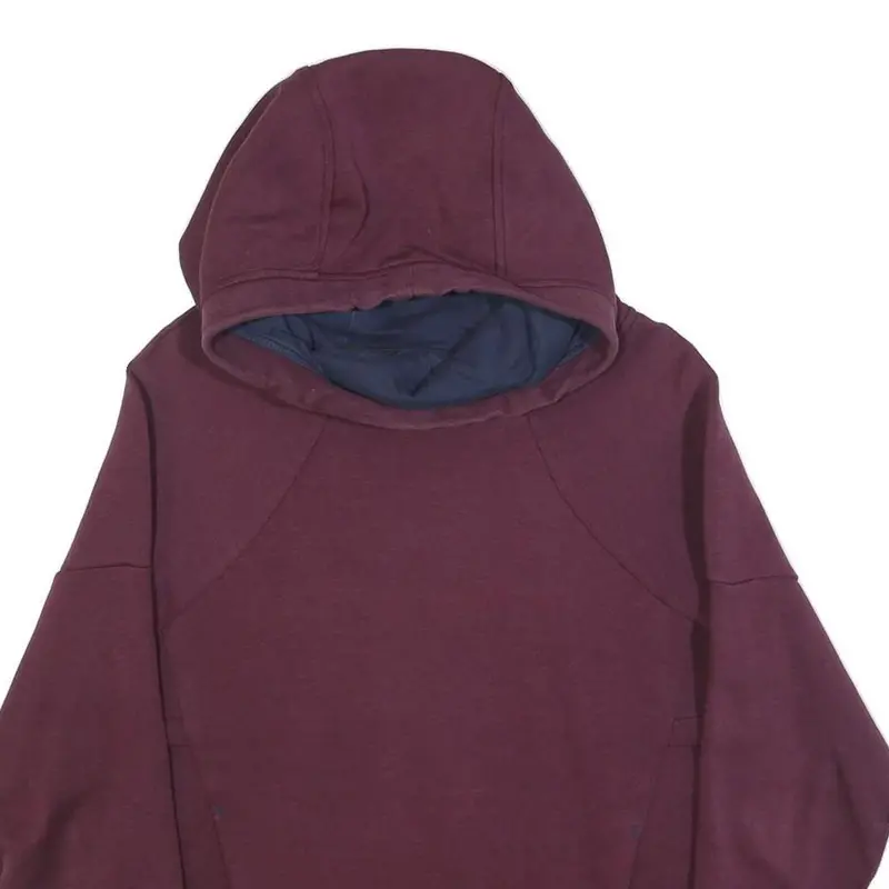Nike Mens Maroon Pullover Hoodie S Casual Sportswear Lightweight 2