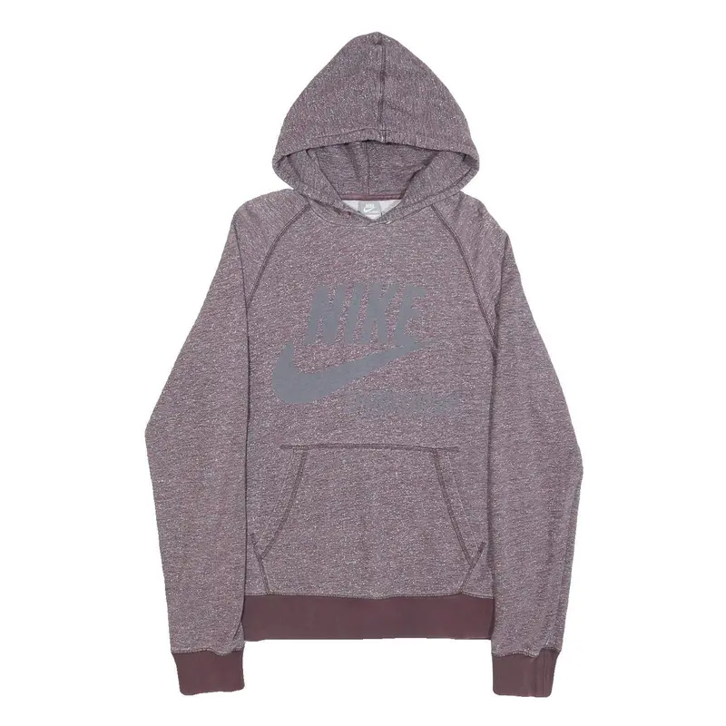 Nike Mens Maroon Pullover Hoodie Xl Cotton Blend Casual Sports Sweatshirt 1