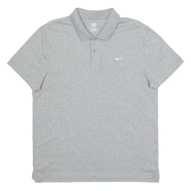 Nike Mens Polo Shirt Grey Xl 1