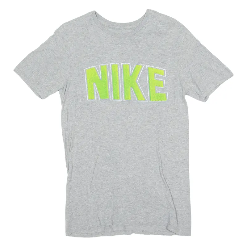 Nike Mens T-Shirt Grey Crew Neck S 1