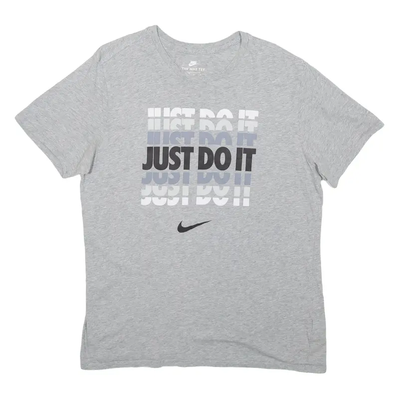Nike Mens T-Shirt Grey L 1