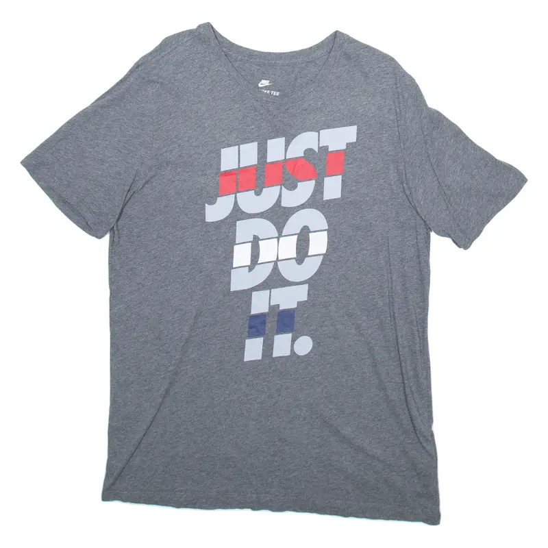 Nike Mens T-Shirt Grey L 1
