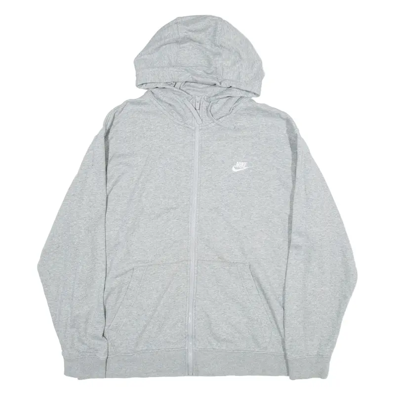 Nike Mens Track Jacket Grey Hooded Xl 1
