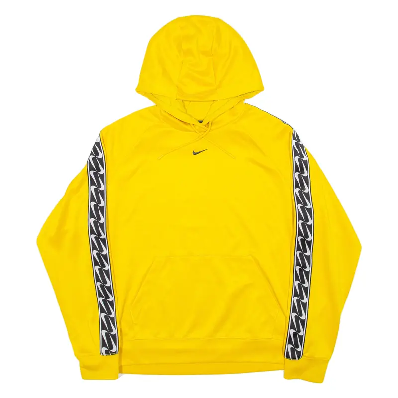 Nike Mens Yellow Hoodie S 1