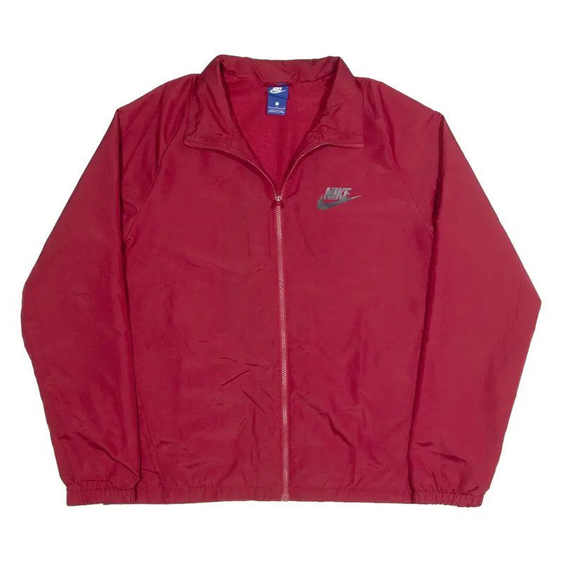 Nike Mesh Lined Mens Jacket Red L 1