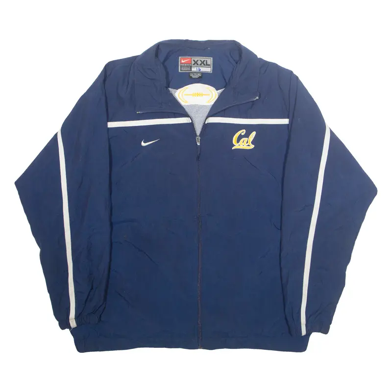 Nike Mesh Lined Mens Track Jacket Blue 2Xl 1