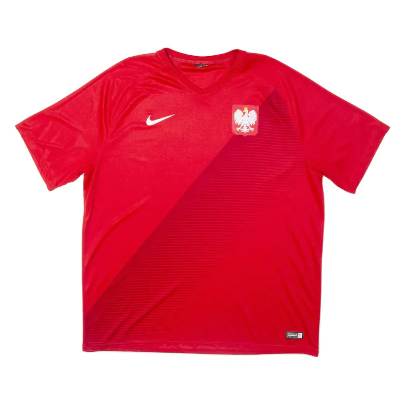 Nike Poland Mens Football Shirt Jersey Red 2Xl 1