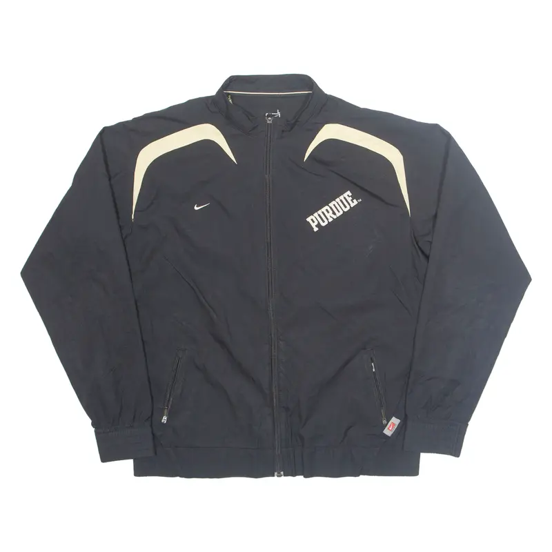 Nike Purdue University Womens Track Jacket Black L 1