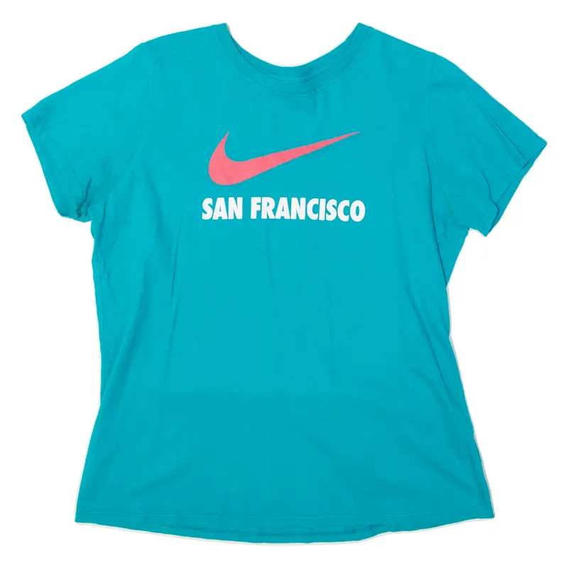 Nike San Francisco Womens T-Shirt Blue Usa Xl 1