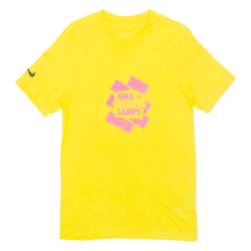 Nike Sports Camp Mens T-Shirt Yellow S 1