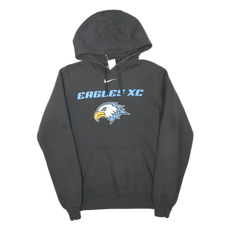 Nike Womens Black Eagles Xc Pullover Hoodie Xs Cotton Blend Sports Sweatshirt 1