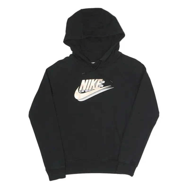 Nike Womens Black Hoodie Xs Cotton Blend Pullover Casual Sportswear 1