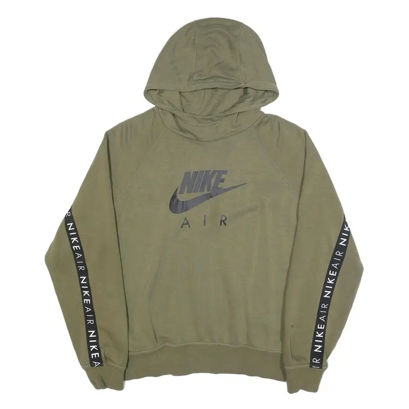 Nike Womens Green Hoodie Xl Nike Air Pullover Cotton Blend Casual Sweatshirt 1