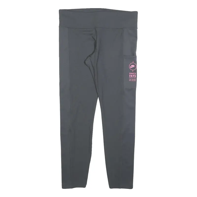 Nike Womens Joggers Black & Pink Slim Tapered L W30 L27 Sports Activewear 1
