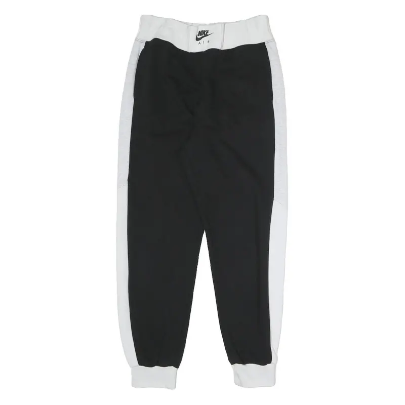 Nike Womens Joggers Black & White Regular Tapered M W28 L26 Comfortable Cotton 1