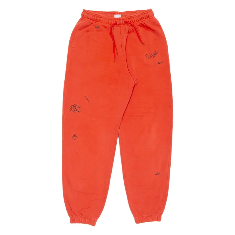 Nike Womens Joggers Orange Tapered S W25 L30 1