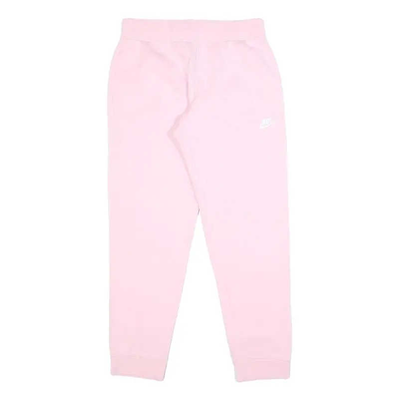 Nike Womens Joggers Pink Xl W28 L28 Cotton Blend Slim Tapered Casual Wear 1