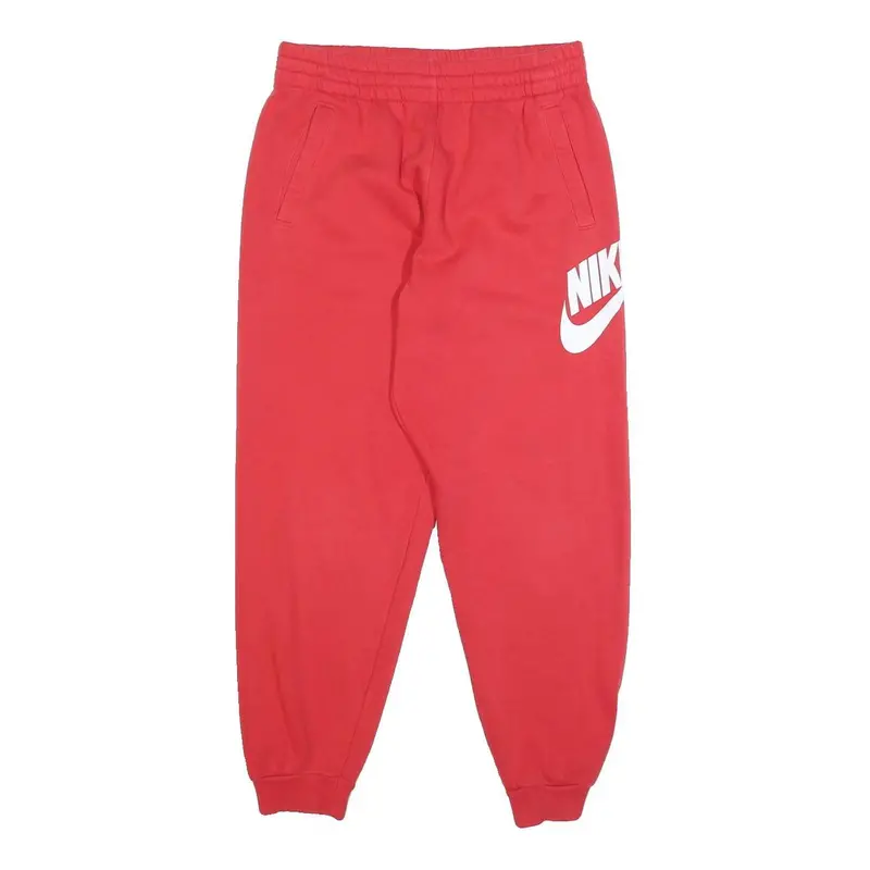Nike Womens Joggers Red White Xl W26 Fleece Sweatpants Casual Comfortable 1