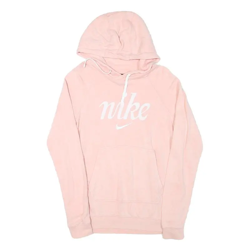 Nike Womens Pink Hoodie Xs Cotton Blend Casual Sportswear Fashion 1