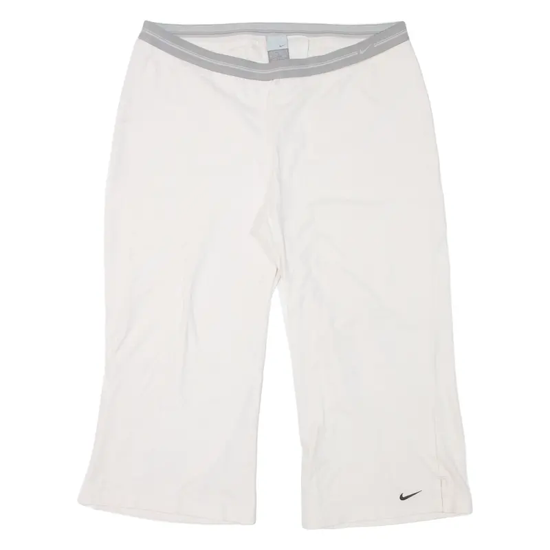 Nike Womens Sports Shorts Beige Relaxed Xl W32 1