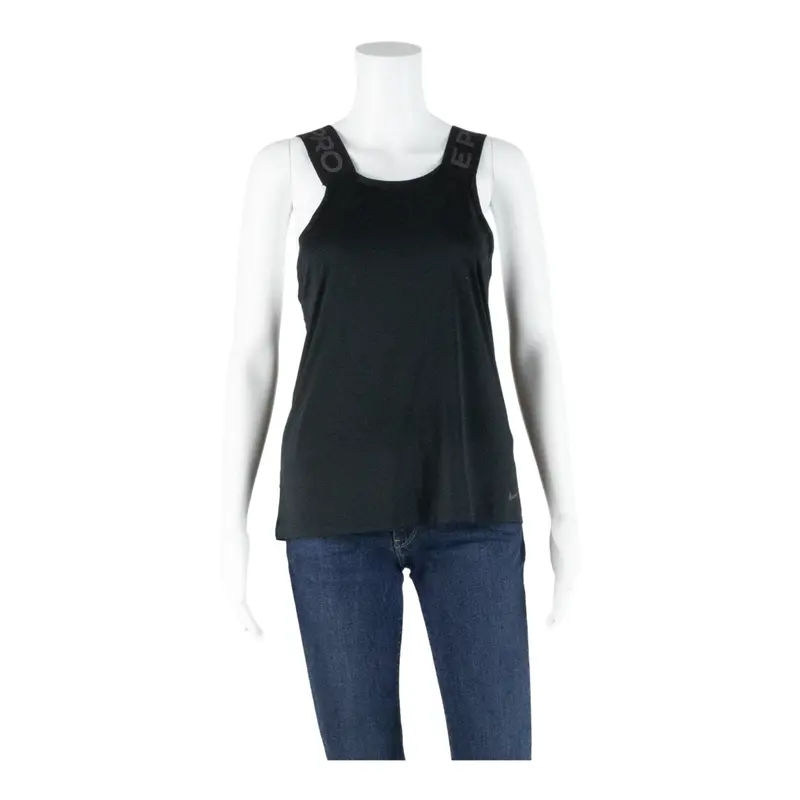 Nike Womens Sports Vest Black Sleeveless S 1