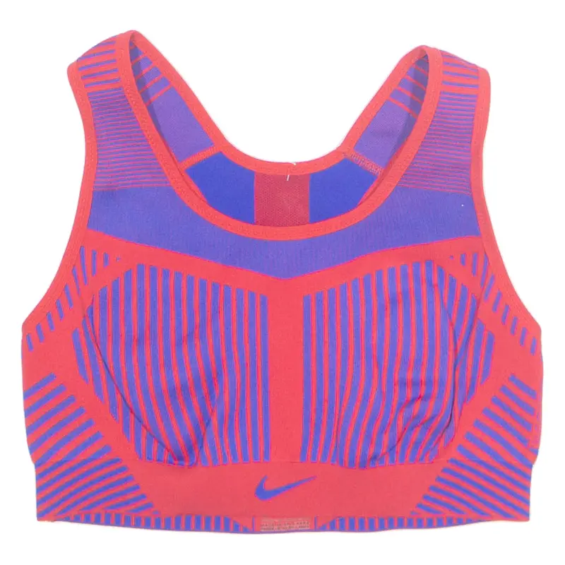 Nike Womens Sports Vest Blue Sleeveless Crazy Pattern S 1