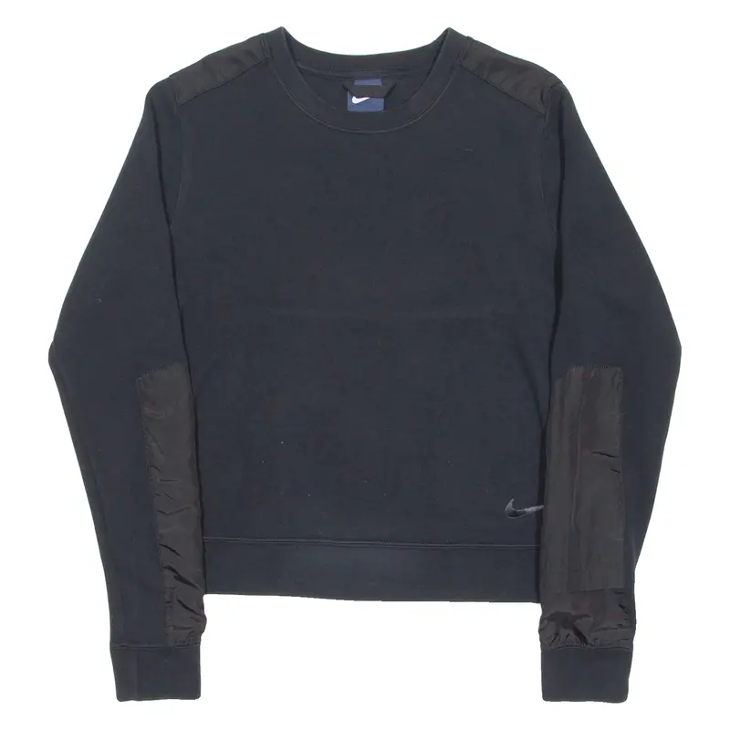 Nike Womens Sweatshirt Black Crew Neck S 1