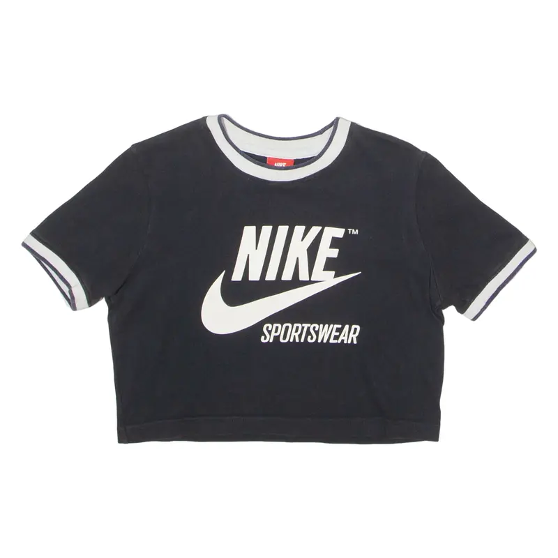 Nike Womens T-Shirt Blue Crew Neck S 1
