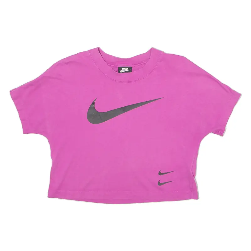 Nike Womens T-Shirt Pink Crew Neck S 1