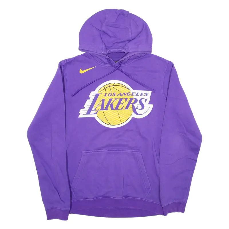 Nike X Nba Los Angeles Lakers Mens Purple Hoodie Usa S 1
