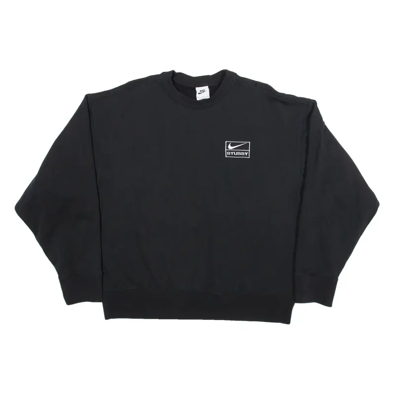Nike X Stussy Mens Sweatshirt Black M 1